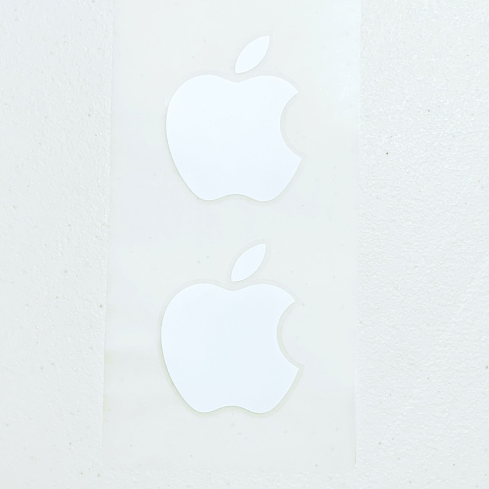 New Two Apple Logo Stickers, Medium Size, …